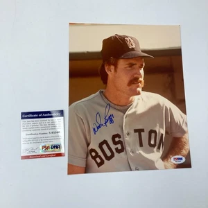 Foto 8x10 firmada autografiada por Wade Boggs de los años 80 certificado de autenticidad de ADN de PSA - Imagen 1 de 5