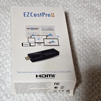 EZCast PRO II Dongle | 5G Wireless HDMI Extender und Receiver, Neu - Bild 1 von 4