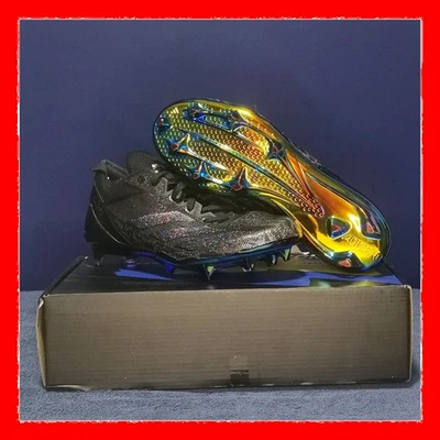 NEW🔥Adidas Adizero Electric Men's Size 8.5 Black Football Cleats Shoes IE4414 - Image 1 of 4