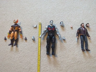 MCU Wolverine, Ghost Rider Wolverine, Colossus Action Figures 6.5 / 7.5 Inches - Image 1 of 4