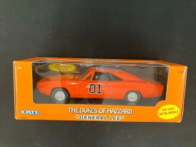 Vintage ERTL Dukes of Hazzard 1969 Dodge Charger General Lee 1:25 Na Caixa - Imagem 1 de 4
