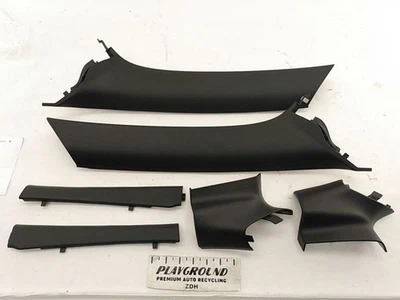 VW VOLKSWAGEN EOS Interior A Pillar Trim Set 2007 2008 2009 2010 2011 - Image 1 of 4