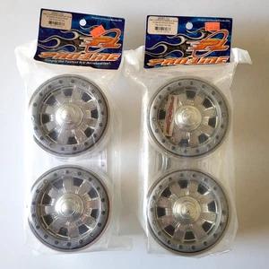 2 Pro-Line Weld Commando Beadlock-Silver 40 series Chrome Wheel 2680-02 23mm Hex - Picture 1 of 9
