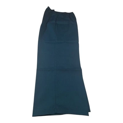 Women Scrub Bottom XLT Color Caribbean Full Elastic Waistline 2 Front Pockets - Image 1 of 4