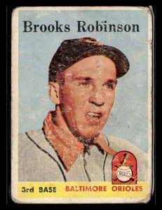 1958 Topps #307 Brooks Robinson - Picture 1 of 2