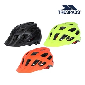 Trespass Adult Bike Helmet Lightweight in Red Orange Black Yellow Zprokit - Picture 1 of 54