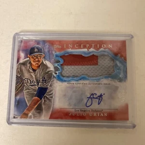 2017 Topps Inception JULIO URIAS MAGENTA TOPPA AUTO 25/06 - Foto 1 di 3