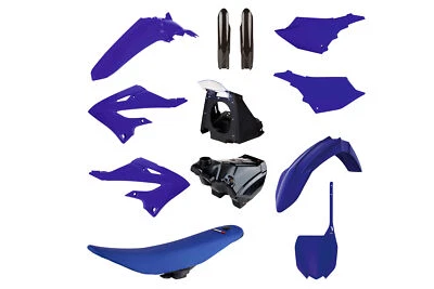 Blue Polisport Full Restyled Plastic Kit fits Yamaha: YZ125 (2002-2021), YZ12... - Изображение 1 из 2