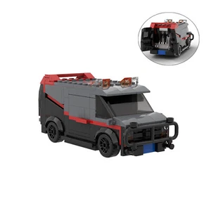 MOC: Small Truck Van Model with Cockpit 241 Parts from Comedy Movie DIY - Picture 1 of 7