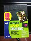 Maxell DVD CD Storage Boxes Games DVD 10 Pack DVD JC10 NEW/SEALED