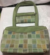 Maruca ANDIE Multicolor Textile Fabric Bag In Ex. Con. W/Matching Heidi Wallet
