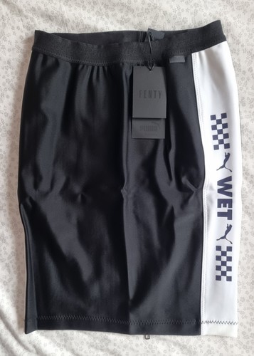 Gonna a matita RRP FENTY x PUMA by Rihanna taglia XS UK 8 nuova con etichette