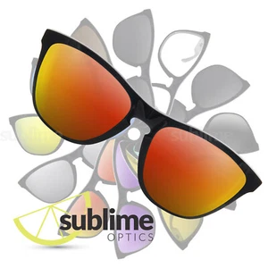 POLARIZED Metallic Fire Red Replacement Lenses - Oakley Frogskins ~ Rojo OO9013 - Picture 1 of 5