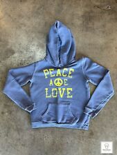 American Eagle Hoodie Womens Sz Small Pullover Peace Love Spellout