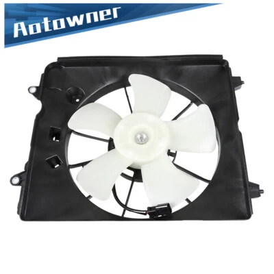 Conjunto de ventilador de refrigeración del radiador para Honda CR-V 2010-2015 2016 lado del conductor Foto 1 de 4