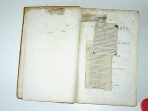 NEW TESTAMENT & Psalms 1847 GREEK translated to English complete intact GOOD - Bild 1 von 9