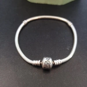 A PANDORA Bracelet Chain Original Sterling Silver 925 Gift Box 7.5" - Picture 1 of 20