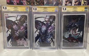 Venom #1 CGC 9.8 SS Greg Horn Art Variants ( A - B - C) Set Signed Donny Cates - Picture 1 of 4