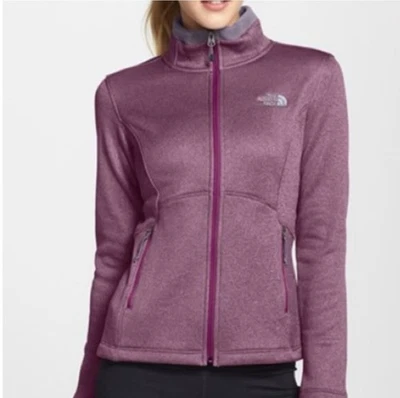 ¡Chaqueta para mujer The North Face púrpura suave con cremallera! Talla xSmall Foto 1 de 4