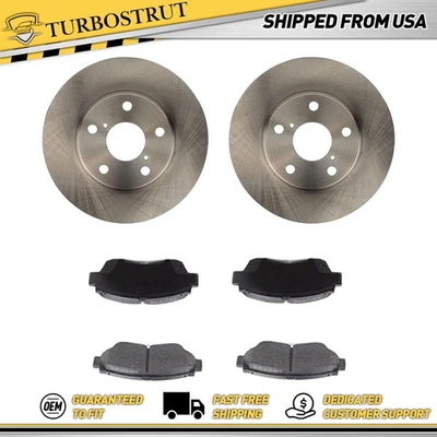 Kit de pastilhas de freio rotores de freio dianteiro OE para 1992-1998 Lexus SC300 3.0L - Imagem 1 de 4