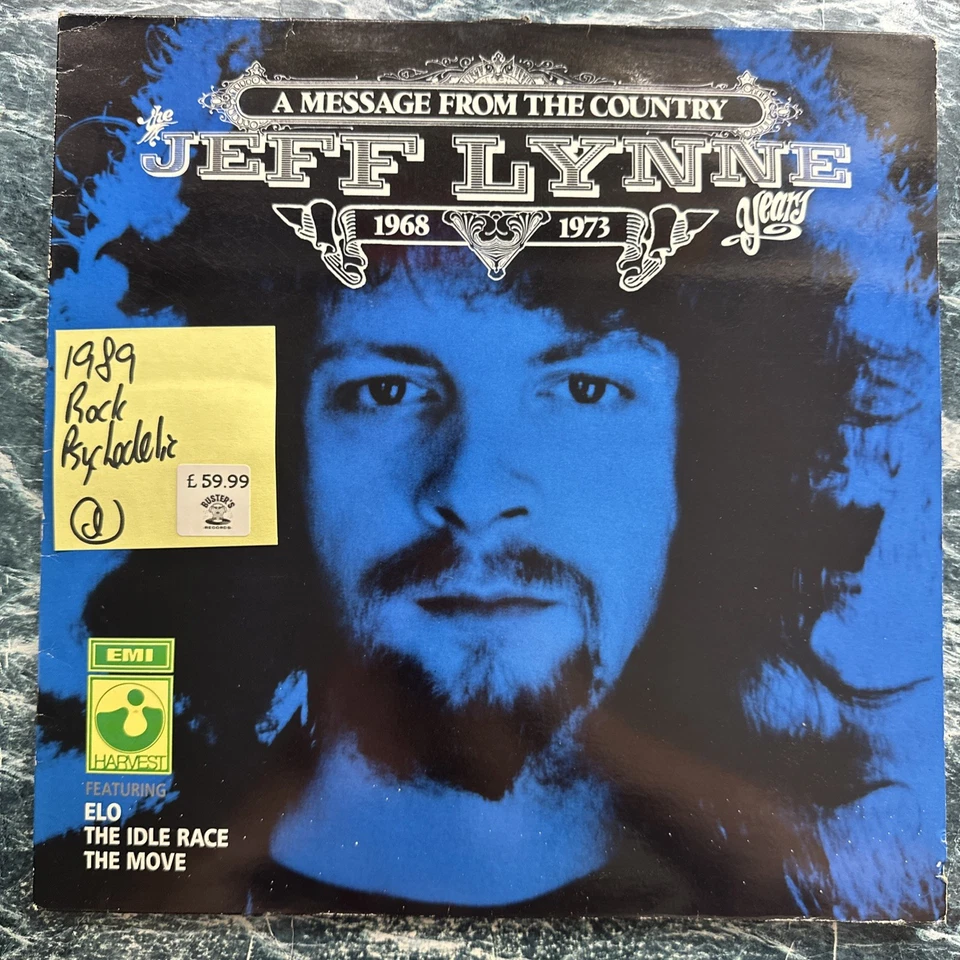 Jeff Lynne - A Message From The Country 12” Vinyl Record EX Foto 1 de 4