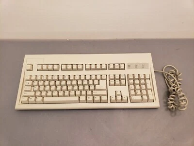 Vintage Keytronic E03601QLPS2-C Mechanical PS/2 PS2 Keyboard Clean - Image 1 of 4