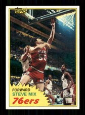 1981-82 Topps #E92 Steve Mix NM/NM+ 76ers 520929
