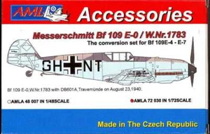 AML Modelle 1/72 Messerschmitt Bf-109E-0 W.Nr. 1783 Harz & PE Umbausatz - Bild 1 von 1