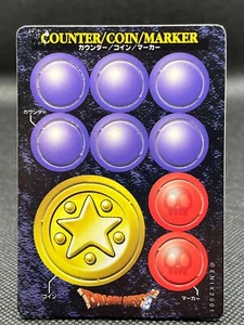 COUNTER COIN MARKER DRAGON QUEST CARD GAME ENIX 2001 Japan VTG Rare CCG - Picture 1 of 12