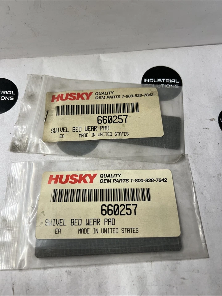Máquina de moldeo por inyección Husky HPN 660257 almohadilla giratoria para cama lote de (2) ¡NUEVA!! Foto 1 de 1