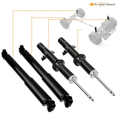 4x Front Rear Struts Shocks Absorbers For Ford Fusion Mercury Milan 2006-2009 Foto 1 de 4