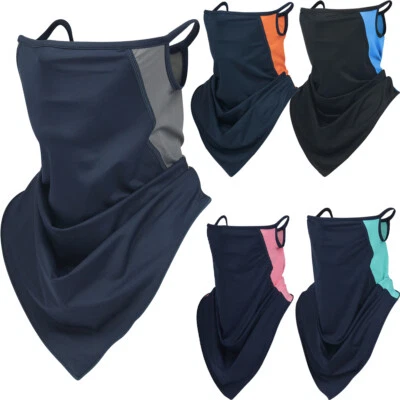 Neck Gaiter with Ear Loops Neck Covers Breathable Mask Unisex Non Slip Headwear - Image 1 of 4