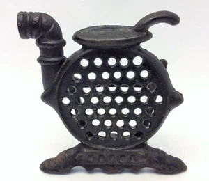 Vintage Taiwan VG Cast Iron Black Tea Kettle, Stovetop Napkin Holder, Used - Picture 1 of 7