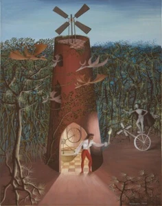 Varo Remedies To My Friend Agustin In Lazo Canvas Print 16 x 20 - Picture 1 of 4