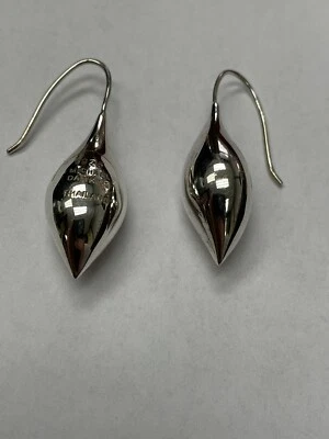 Серьги-капли из чистого серебра 925 пробы Michael Dawkins - Изображение 1 из 4