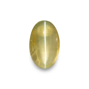 IGI Certified CEYLONESE Chrysoberyl Cat's Eye 4.06 Ct. Natural Untreated OVAL - Picture 1 of 5