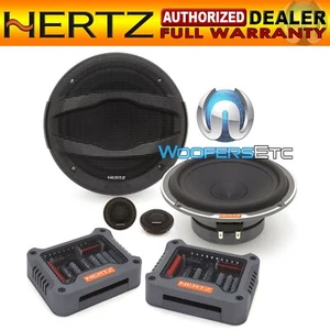 HERTZ MPK1650.3 MILLE PRO 6.5" 125W RMS COMPONENT SPEAKERS TWEETERS CROSSOVERS - Picture 1 of 9