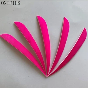 36pcs 5Inch Parabolic Vanes Fletches Fletching Feathers RW - Picture 1 of 21