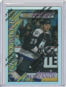 ALEXANDER SELIVANOV Lightning 1995/96 Topps Finest Performers Silver Refractor