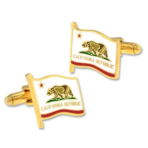 Juego de eslabones con bandera del estado de California de PinMart - Imagen 1 de 3