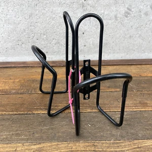Vintage Blackburn USA Water Bottle Cage Set Road MTB Bike Black Eroica Pair A4 - Picture 1 of 10