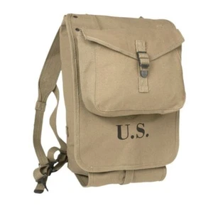 US Army M28 Haversack Combat Bag Sturmgepäck WWII WK2 Normandie Pacific USMC NEU - Picture 1 of 1