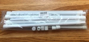 Spannstangen 8 Stück Schrank 15,7" bis 28" ausziehbare Federstäbe - Neu - Bild 1 von 3