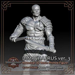 Dimachaerus Gladiator 3 - Modelo de figura impresa en resina 3D - escala 90 mm a 300 mm - Imagen 1 de 12