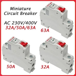 Interruttore Aria Protezione Sovraccarico Interruttore Miniatura 32A/50A/63A 230V/400V - Foto 1 di 37