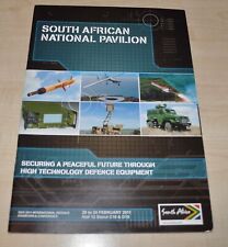 South African National Pavilion Brochure Armoured Vehicles Radar Ceramics