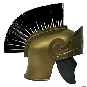 Roman Helmet Gd With Black Brush - Seasons Best Halloween Llc - Picture 1 of 1