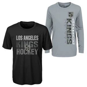 Outerstuff NHL Youth Boys (8-20) Los Angeles Kings Performance T-Shirt Combo Set - Picture 1 of 7