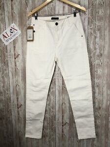 Bonobo Jeans femme 2 - L:26x30 denim blanc pantalon extensible NEUF N34