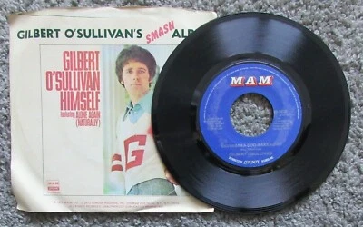 45RPM VINYL RECORD 7" GILBERT O'SULLIVAN CLAIR OHH WAKKA DOO 1972 MAM SINGLE - Image 1 of 4